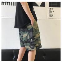 短裤女宽松2019新款夏季美式街头迷彩直筒工装裤学生情侣五分裤子预售定制款韩版潮牌