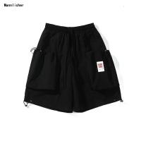 裤子女2019新款夏季美式薄款大口袋工装短裤学生bf风宽松五分裤潮预售定制款韩版潮牌