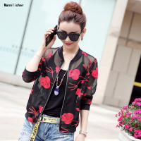 防晒衣女短款雪纺衫夏季薄款开衫2019新款棒球服纱上衣服短外套预售定制款韩版潮牌