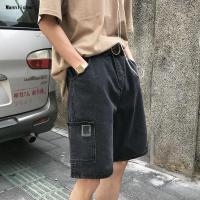 韩版潮牛短裤男潮ins工装五分裤休闲潮流5分运动裤风chic裤子韩男预售定制款韩版潮牌