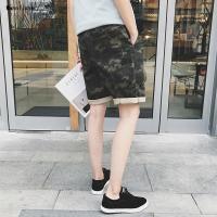 风夏季2019新款迷彩短裤男宽松韩版潮流ins工装裤子五分沙滩裤男预售定制款韩版潮牌