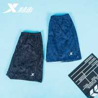 特步短裤男新款速干健身五分裤宽松男士官方正品运动裤男运动短裤