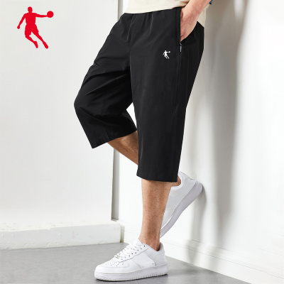 乔丹短裤男七分裤2022新款运动裤速干裤子夏季男士跑步健身运动短裤