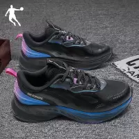 乔丹运动鞋男2022秋季新款黑色透气跑鞋轻便休闲鞋训练防滑跑步鞋