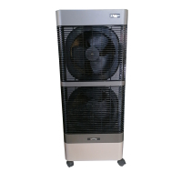 众筹 制冷加湿烤漆带滑轮 冰网ACF1251空调扇 （太空灰 银色 双色可选）*（运费自付）