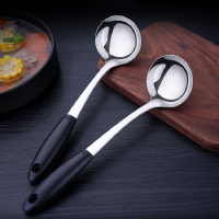 不锈钢大汤勺家用厨房加厚长柄汤壳火锅勺盛汤粥小汤勺