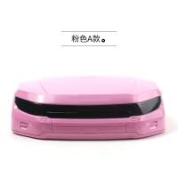 车载空气净化器纳丽雅 汽车内氧吧活氧除烟异味甲醛雾霾PM2.5 粉红色