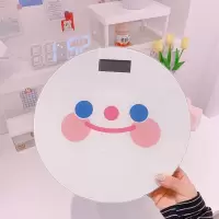 尤物少女笑脸健康电子称纳丽雅人体秤精准充电体重秤女生家用宿舍称 笑脸体重秤 USB充电