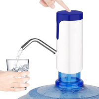 家用桶装水抽水器纳丽雅naliya电动矿泉水饮用水压水纯净大桶水自动吸水上水器 CS-002蓝