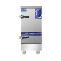 商用厨房蒸饭车380v蒸饭柜家用纳丽雅(Naliya)小型220v全自动电蒸箱食堂燃气煮饭 10盘 电热管加热