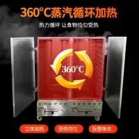 蒸饭柜商用蒸箱商用大型馒头纳丽雅(Naliya)蒸炉食堂电气蒸饭车米盘全套设备 6盘 电热管加热