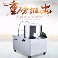 全自动红薯芋头紫薯清洗去皮机纳丽雅(Naliya)剥皮机商用电动土豆水洗机削皮 YQ-500型号喷砂款(一次100斤)-