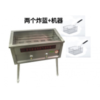 单缸燃气炸油条机商用炸麻花纳丽雅(Naliya)鸡腿薯条立式油炸锅摆摊大容量炸炉 2灶头锅2炸蓝