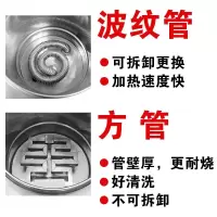 煮面炉商用燃气电热下面机汤面锅纳丽雅(Naliya)多功能电麻辣烫锅煲汤炉节能煤气 50电热管