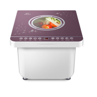 嵌入式家用洗菜机全自动果蔬 清洗机 洗蔬菜水果肉海鲜除 紫铂金