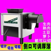 切肉机商用电动切片机切丝纳丽雅(Naliya)全自动切菜绞肉丁不锈钢小型熟食 3x3x3cm定制定金