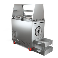 商用炒货机糖炒栗子花生纳丽雅(Naliya)瓜子机小型全自动燃气电热多功能炒板栗机 15型(电热带罩)