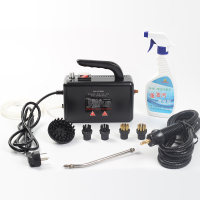 高压高温蒸汽清洁机小型家用纳丽雅(Naliya) 空调厨房油烟机油污清洗机洗车机 简装直喷-黑色