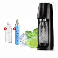 气泡水机奶茶店商用纳丽雅(Naliya)自制饮料苏打水机台式家用碳酸打气机 黑色