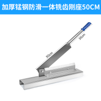 切骨机铡刀家用小型切骨刀纳丽雅(Naliya)手动斩骨头切鱼鸡大骨侧轧匝刀 50cm加厚型锰钢铡刀