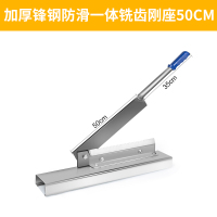 铡刀家用小型切骨机甘蔗纳丽雅(Naliya)羊排骨手动剁骨切轧刀锰钢闸刀切鸡 50cm加厚型锋钢铡刀