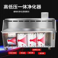 无烟净化烧烤车商用摆摊纳丽雅(Naliya)移动木炭烧烤炉大型不锈钢烧烤架 2.0米工程版双组六层净化100%