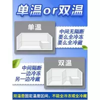 冰柜商用大容量卧式冰箱纳丽雅(Naliya)冷柜大冰柜冷藏双温小冰柜冷冻柜家用 618单温铜管(冷冻)