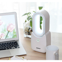 康佳(KONKA)电风扇家用台式小风扇桌面无叶扇手持便携无扇叶迷你无叶风扇 白色基础款