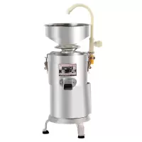 豆浆机商用早餐店用豆腐机家用小型免过滤渣浆分离打磨浆机米浆机 100白钢升级款