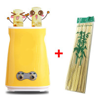 早餐机家用纳丽雅双筒鸡蛋杯蛋卷机煎蛋器煮蛋器全自动蛋包肠机 黄色+一包竹签