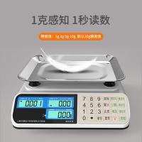 电子秤纳丽雅商用小型家用防水电子称重30kg充电台秤卖菜市场超市高精度