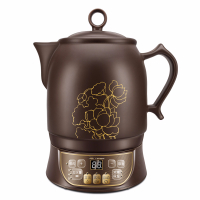 锅煎药壶纳丽雅家用全自动熬药砂锅电煎壶中医壶熬药煲药罐 4L容量400K