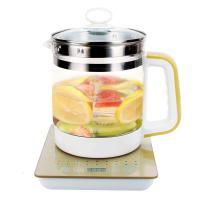 玻璃电热烧水壶纳丽雅家用保温一体全自动断电煮茶壶器恒温透明小型养生 黑金色黑金配滤网升级