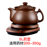 全自动分体式壶煎药壶纳丽雅家用熬药罐电煎中医壶砂锅煲药壶 5L壶A(C)+赤底座A