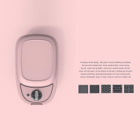 三明治机华夫饼网红轻食早餐机纳丽雅多功能锅家用定时 粉红色