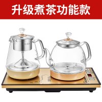 全自动底部上水电热烧水壶纳丽雅家用抽水煮泡茶具器茶台电茶炉套装 升级款带煮茶