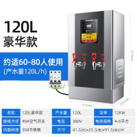电热开水器纳丽雅商用开水机大容量烧水器工地开水炉学校饮水烧水桶 数显120L/H豪华款380V(送2级净水器) 120L