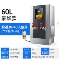 电热开水器纳丽雅商用开水机大容量烧水器工地开水炉学校饮水烧水桶 数显60L/H豪华款220V(送2级净水器) 120L