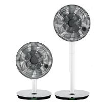 电风扇纳丽雅空气循环扇落地台扇果岭风直流变频超 立式f3f1 F3新款+黑+无电池款