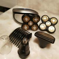 电动剃光头理发器纳丽雅电推子专业剃头刀理剃光自刮专用五刀头推剪 标配+推子+鼻毛头+备用刀头