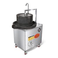 石磨机肠粉机商用大型全电动石磨豆腐机豆浆机磨米机多功能磨浆机 30*45升降连体料桶