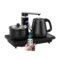 全自动上水纳丽雅电热水壶家用茶台烧水壶保温一体泡茶专用煮茶具器 黑色