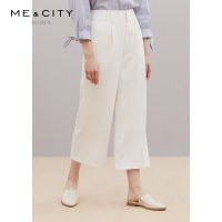 [1件5折价:75]MECITY女装纯色梭织阔腿裤