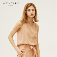 [1件5折价:80]MECITY女装夏无袖梭织套头T恤