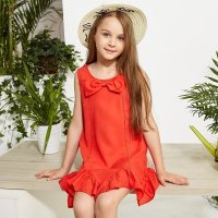 [2件2折价:26]米喜迪mecity童装女童蝴蝶结礼服连衣裙夏装新款