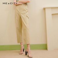 [1件5折价:65]MECITY女装春季新款高腰运动休闲宽松直筒工装裤