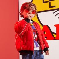 [99元3件]moomoo童装男婴童棉服儿童棉袄时尚新春新款宝宝趣味保