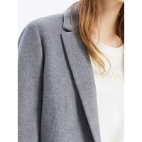 [1件5折价:170]羊毛混纺MECITY女装女士时尚休闲口袋短外套西装女