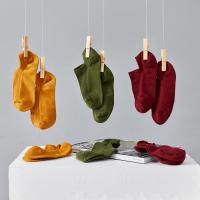 美特斯邦威女基本六双装船袜