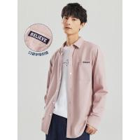 [1件5折价:75]美特斯邦威法兰绒衬衣男潮2020新款秋季多色韩版学生长袖衬衫男ZZ_477